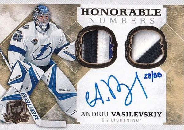 AUTO patch karta ANDREI VASILEVSKIY 17-18 UD The CUP Honorable Numbers /88